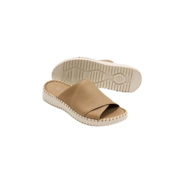 Eric Michael Gloria Leather Slide Sandal