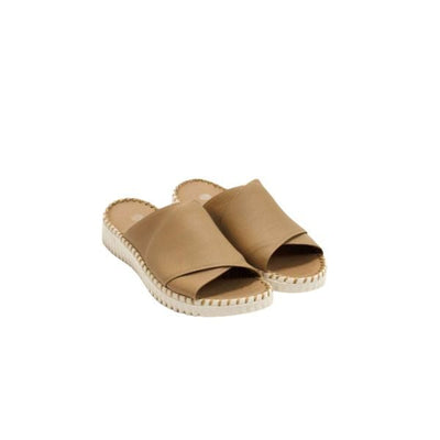 Eric Michael Gloria Leather Slide Sandal