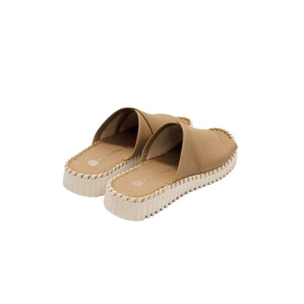 Eric Michael Gloria Leather Slide Sandal