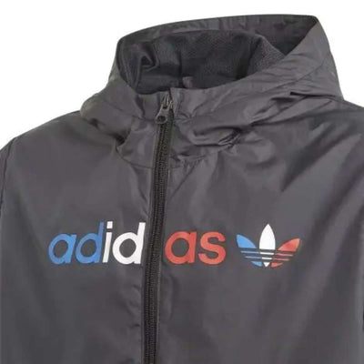adidas Originals Kids Unisex Adicolor Windbreaker - Black