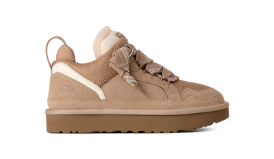 UGG Lowmel Womens Sneakers — Sand Suede Low-Top