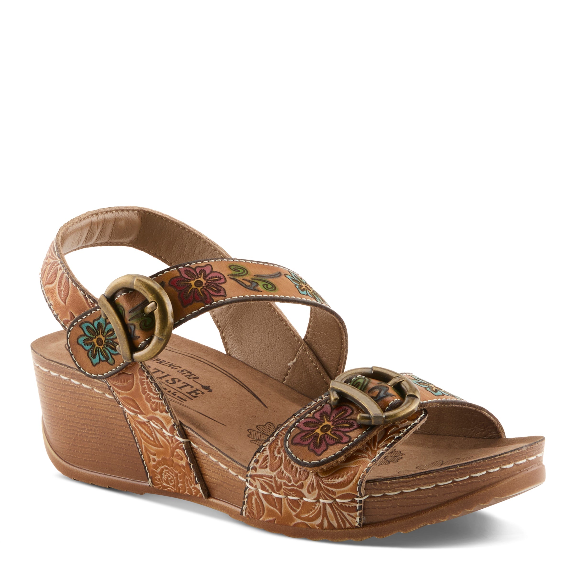 L'Artiste L'ARTISTE GOTTAGET SANDALS sandal in grey multi with handcrafted leather design