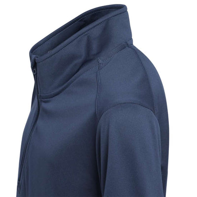 adidas Boy's Golf HEATHER QUARTER ZIP PULLOVER  - Navy