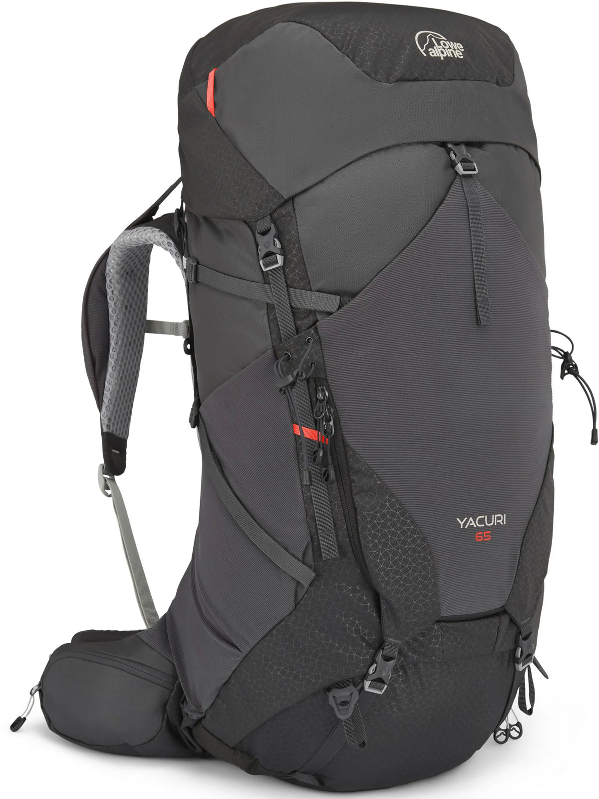 Lowe Alpine Yacuri 65 Trekking Backpack (L/XL back length) — Anthracite/Graphene