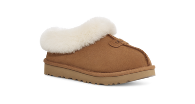 UGG Tazzette Womens Platform Slippers — Chestnut Suede