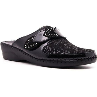 Garden Padded Leather Slide