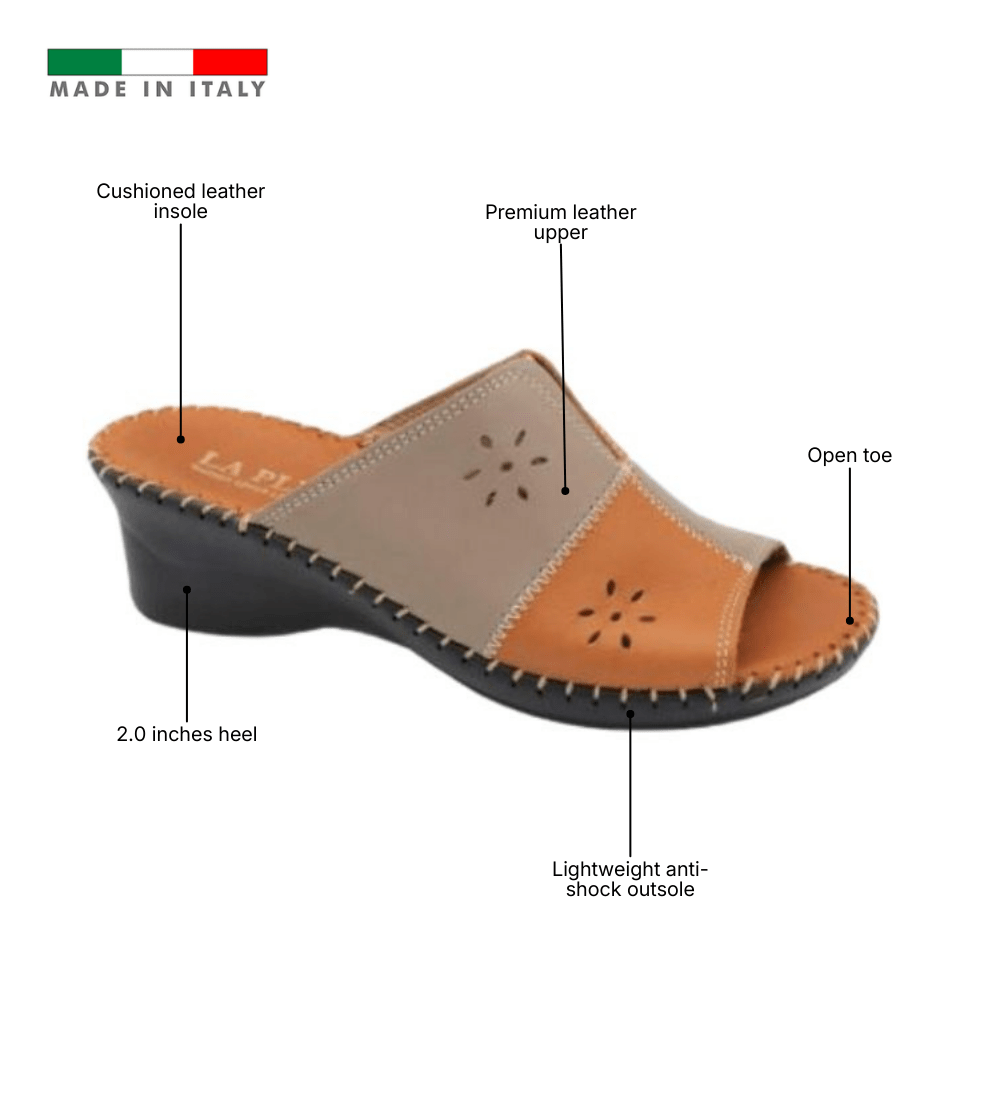 Gemini Anatomical Leather Slide
