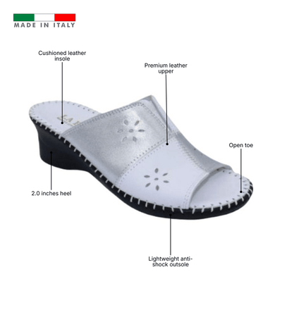 Gemini Anatomical Leather Slide