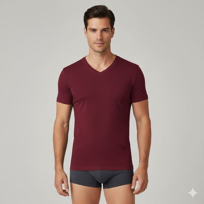 Men’s Bamboo V-Neck Undershirts 3-Pack