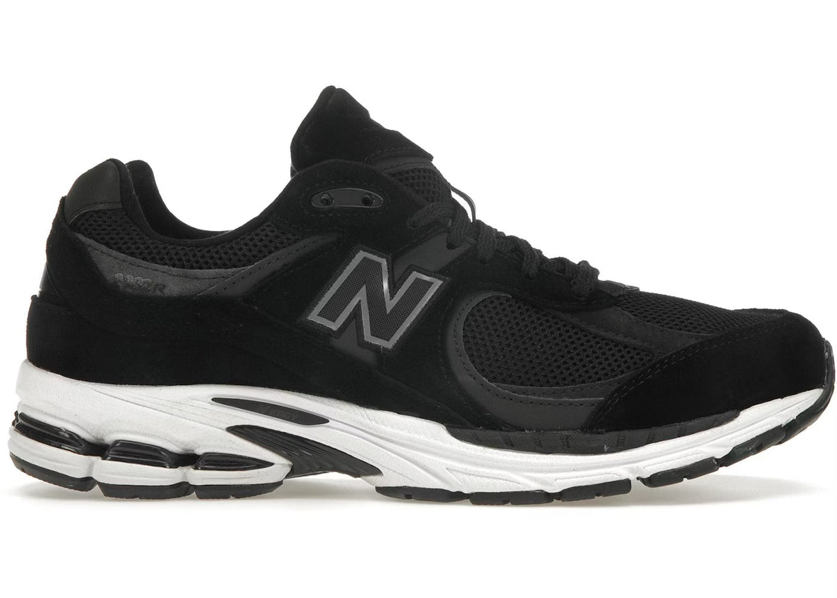 New Balance 2002R Men's Sneakers — Black/Phantom/Gunmetal Suede Low-Top
