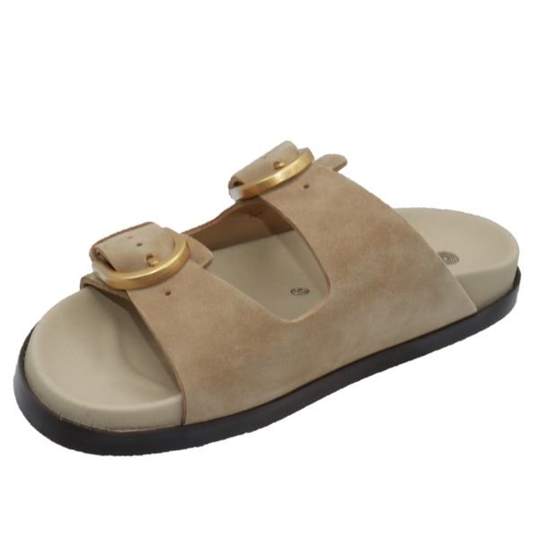 Eric Michael Gianna Suede Slide Sandal