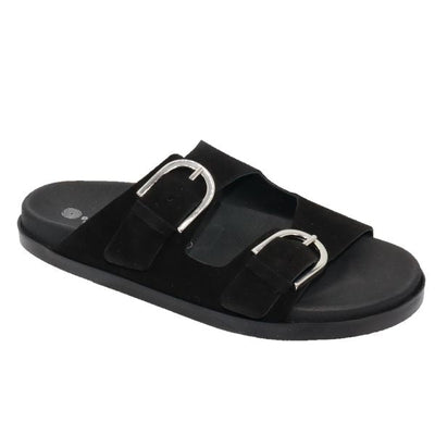 Eric Michael Gianna Suede Slide Sandal