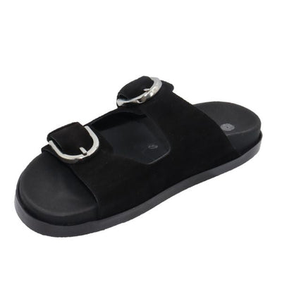 Eric Michael Gianna Suede Slide Sandal