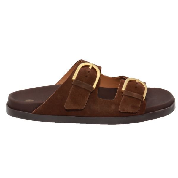 Eric Michael Gianna Suede Slide Sandal