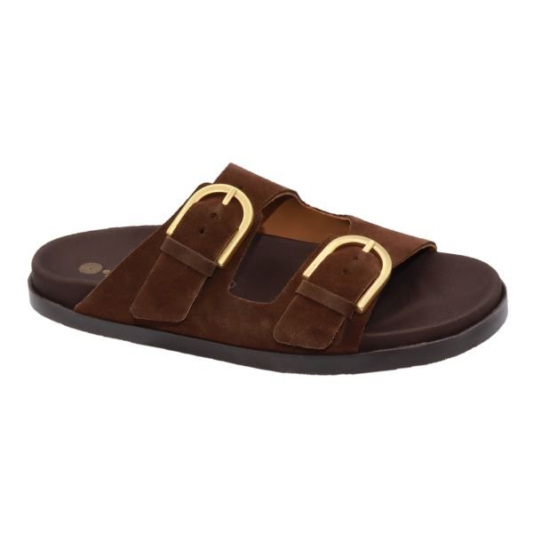 Eric Michael Gianna Suede Slide Sandal