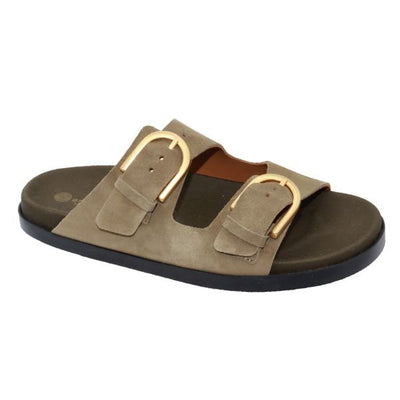 Eric Michael Gianna Suede Slide Sandal