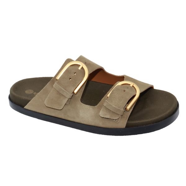 Eric Michael Gianna Suede Slide Sandal