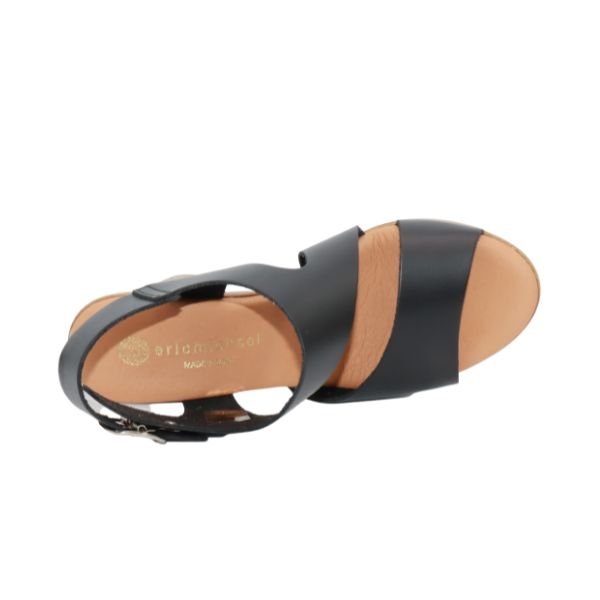 Eric Michael Ginger Women’s Leather Block Heel Sandal