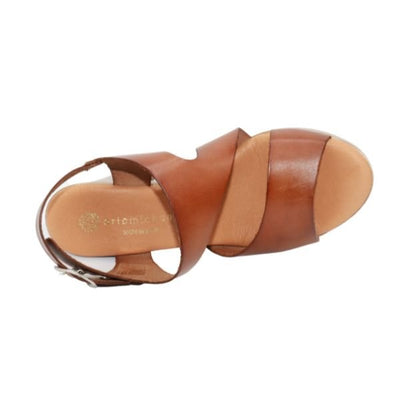 Eric Michael Ginger Women’s Leather Block Heel Sandal