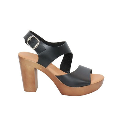 Eric Michael Ginger Women’s Leather Block Heel Sandal