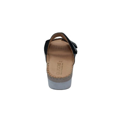 Glitz Gem-Studded Leather Sandal
