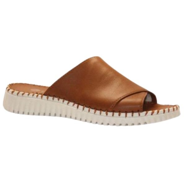 Eric Michael Gloria Leather Slide Sandal