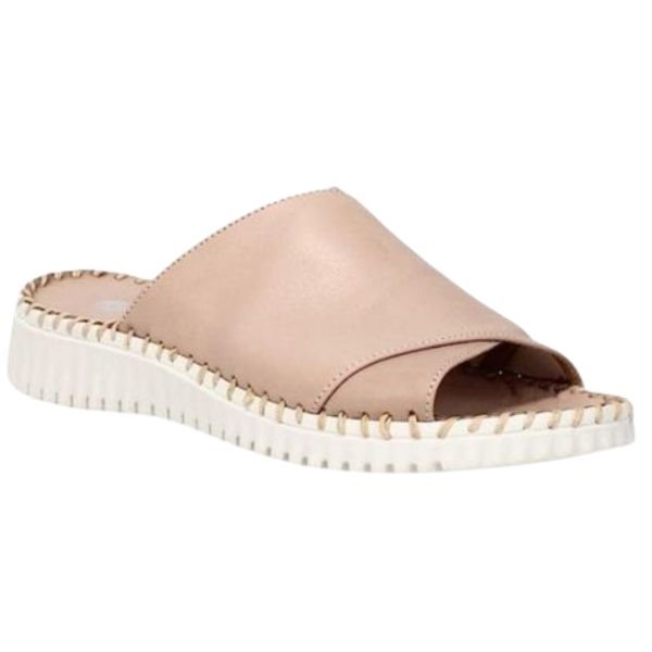 Eric Michael Gloria Leather Slide Sandal