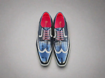 Carrucci Shoes Gorgeous Lace Up Oxford Men’s Leather KS515 35 detail view