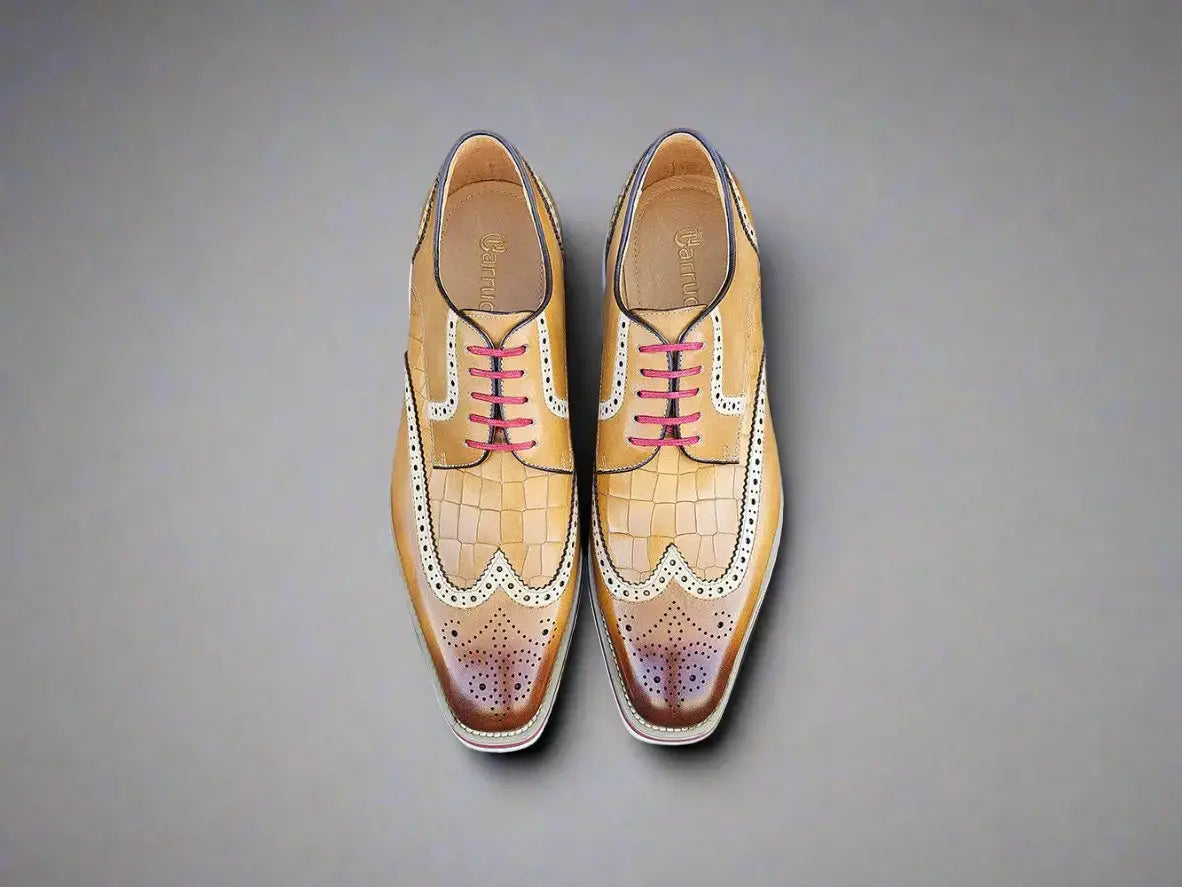 Carrucci Shoes Gorgeous Lace Up Oxford Men’s Leather KS515 35 view 8