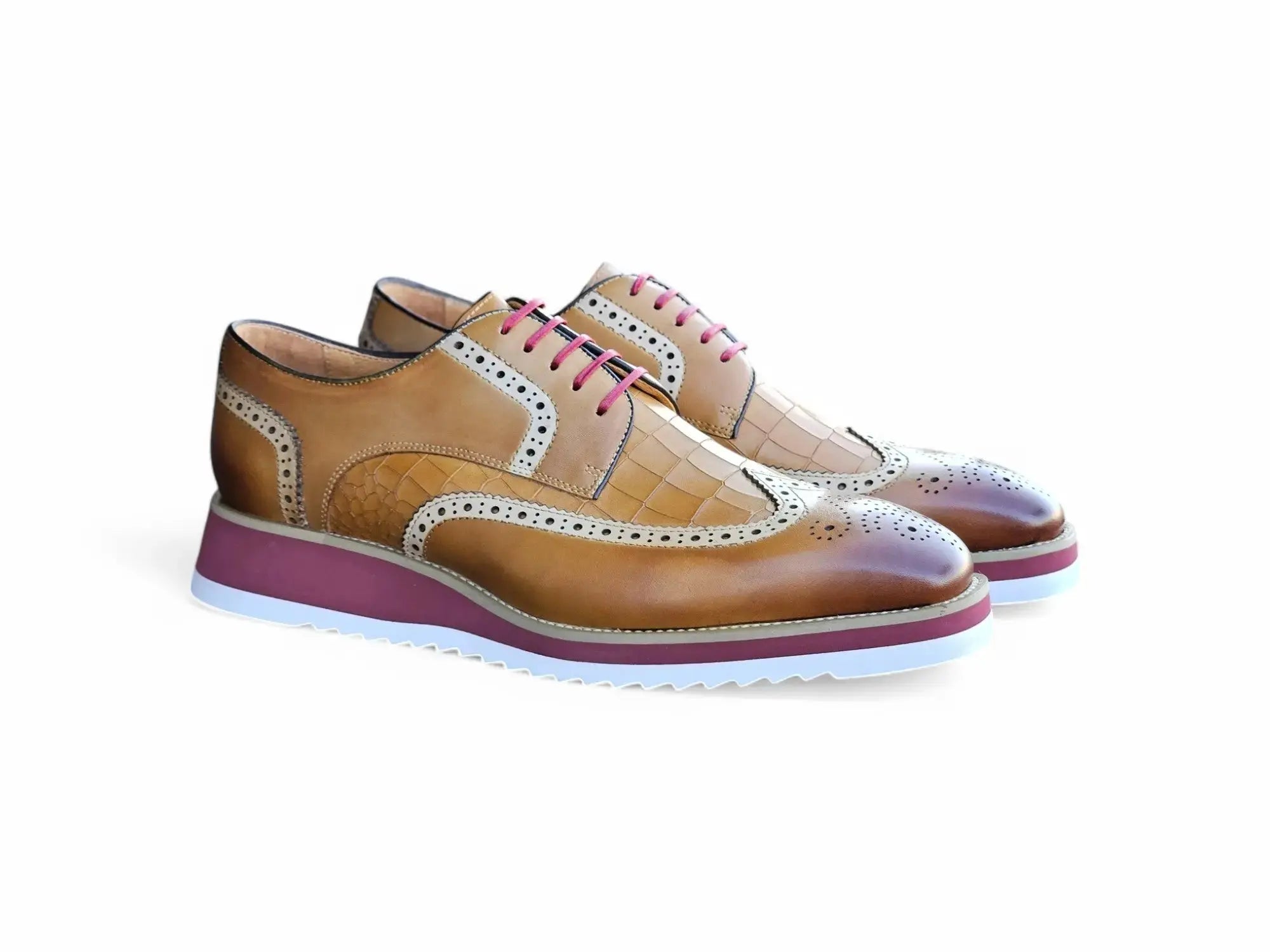 Carrucci Shoes Gorgeous Lace Up Oxford Men’s Leather KS515 35 view 6
