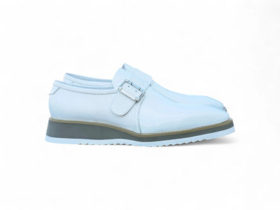 Carrucci Shoes Monkstrap Slip On Classic Leather Patent KS515 38P view 21