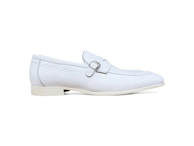 Carrucci Shoes Men's Grant Buckle Loafer Men’s Full Grain Leather KS223 06