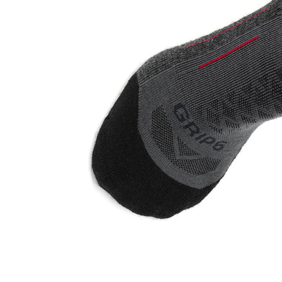 8 Pairs Graphite - Hike Crew Midweight Merino Wool Sock