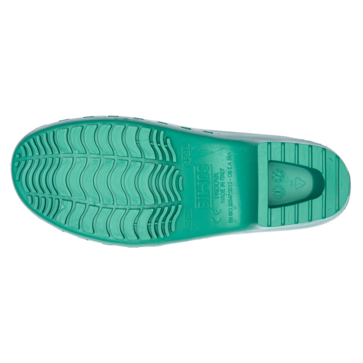 Calzuro Classic With Holes Green – sole view