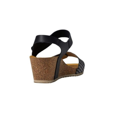 Eric Michael Gypsy Studded Fringe Wedge Sandal
