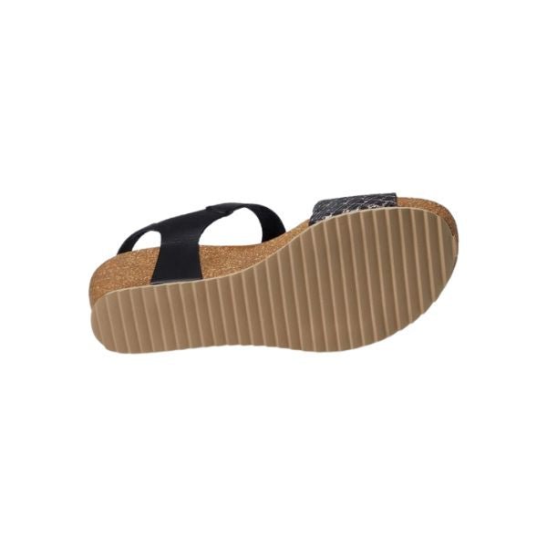Eric Michael Gypsy Studded Fringe Wedge Sandal