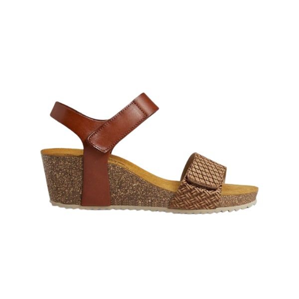 Eric Michael Gypsy Studded Fringe Wedge Sandal