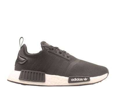adidas NMD_R1 J Refined Kids' Sneakers — Black/White Running