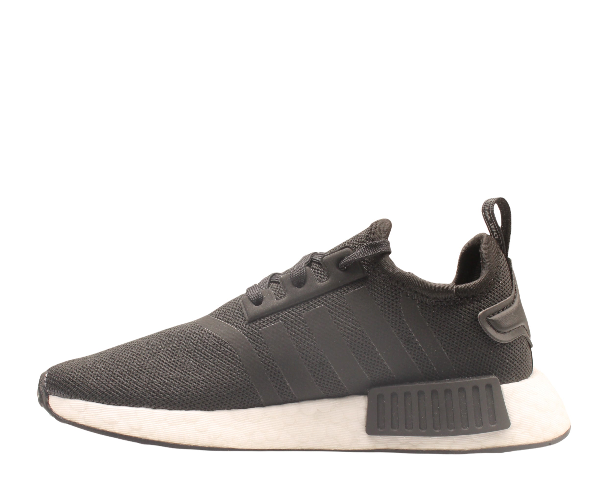adidas NMD_R1 J Refined Kids' Sneakers — Black/White Running