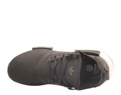 adidas NMD_R1 J Refined Kids' Sneakers — Black/White Running