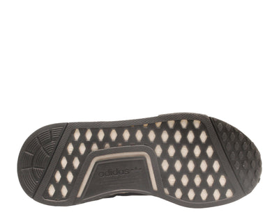 adidas NMD_R1 J Refined Kids' Sneakers — Black/White Running