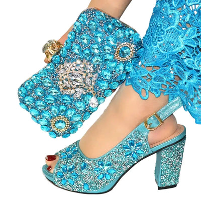 Women's Shoes and Bags To Match Set EDN104