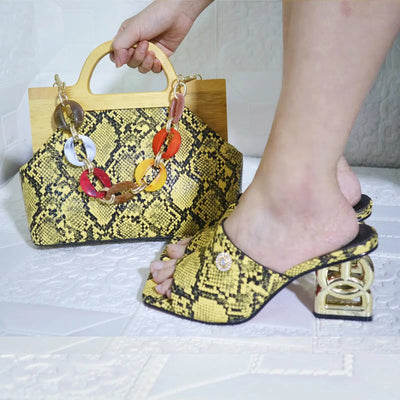 Matching Women Shoe and Bag Set HJL1-13