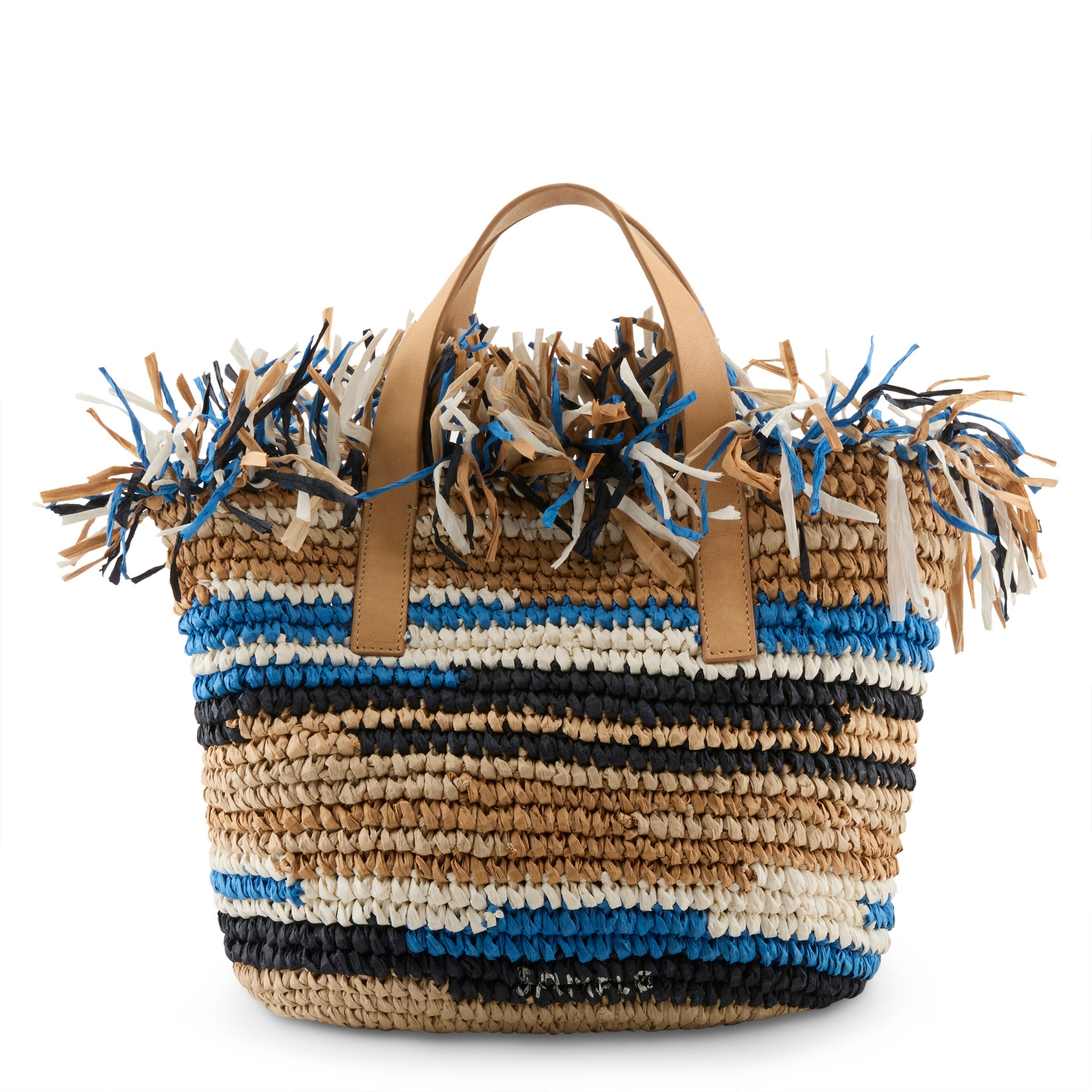 L'Artiste L'ARTISTE HB-JOYFULLY HANDBAG shoe in tan multi with handcrafted leather design