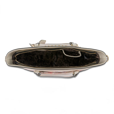 L'ARTISTE HB-STUDDED HANDBAG