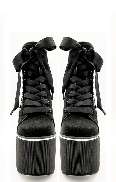 Heartcore Platform Sneaker - Black