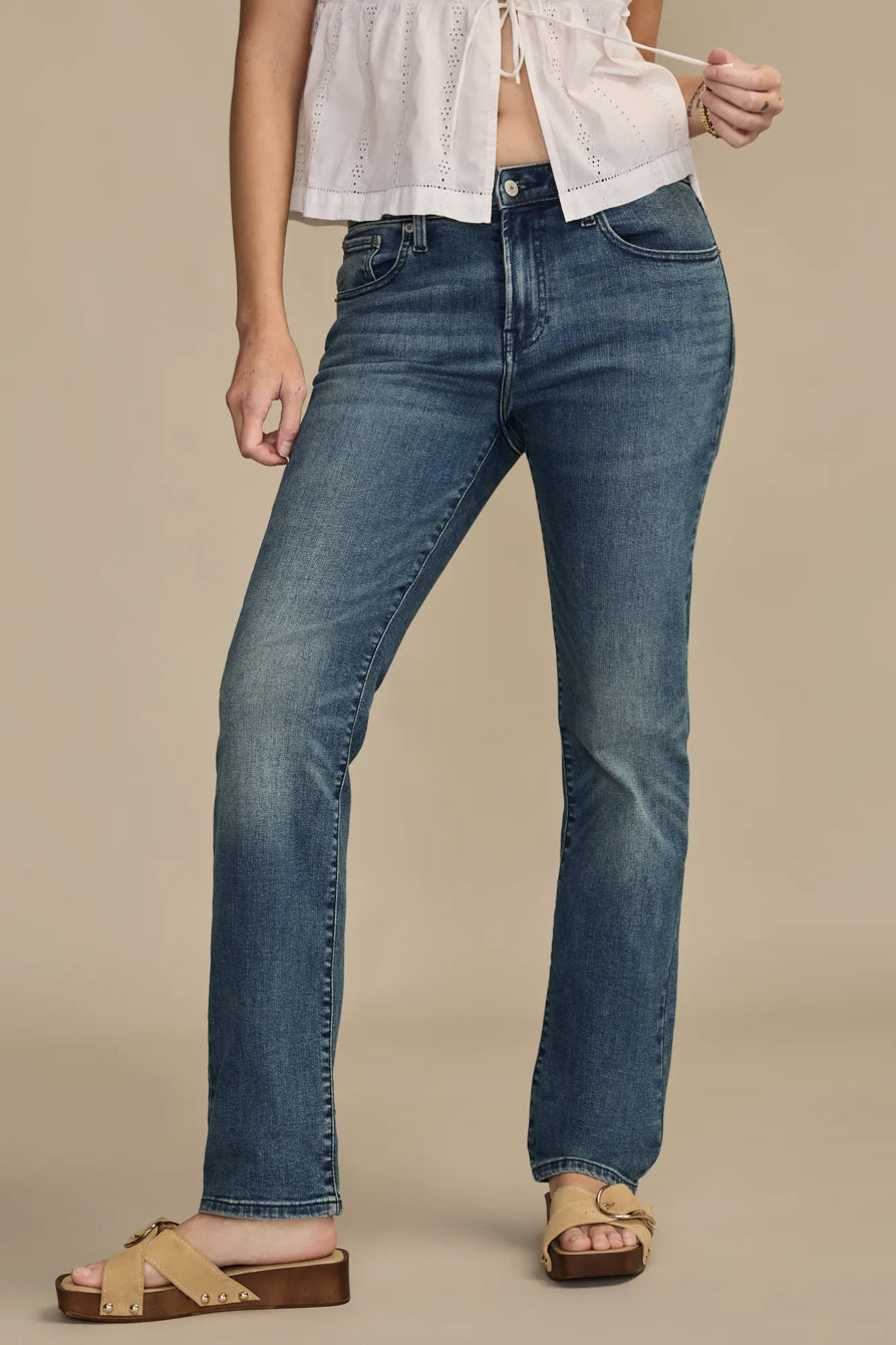 [124872-420] WOMENS LUCKY BRAND HIGH RISE CURVY STRAIGHT - GEMINI – product view 1
