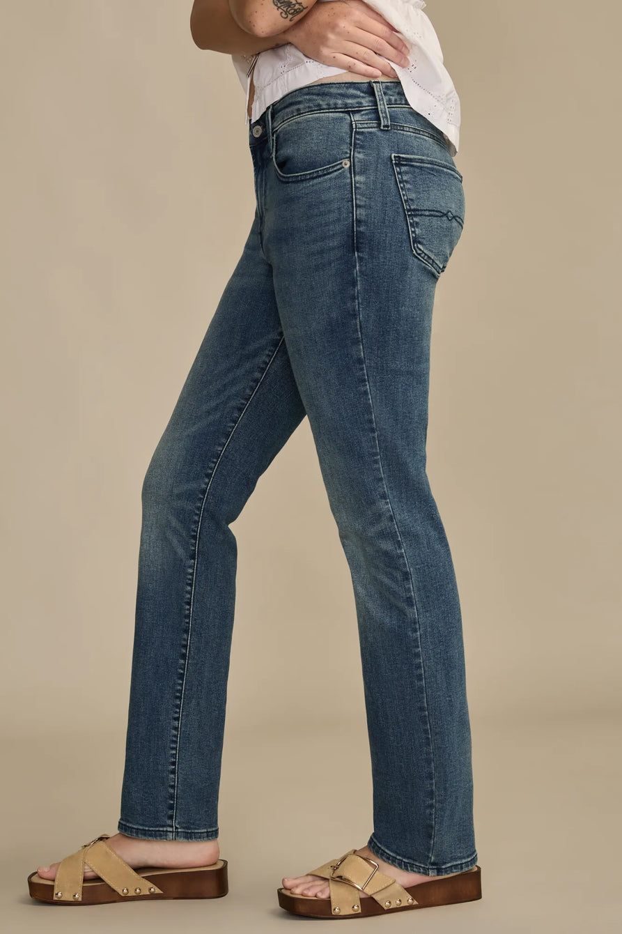 [124872-420] WOMENS LUCKY BRAND HIGH RISE CURVY STRAIGHT - GEMINI – product view 4