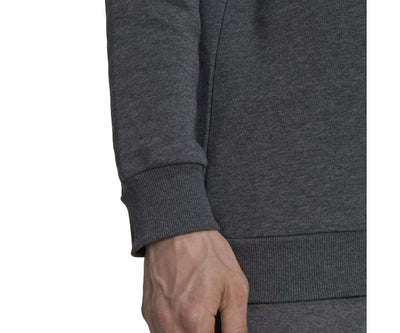 adidas Men's Essentials Big Logo Sweatshirt - DARK GREY / HEATHER WHITE