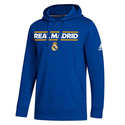 adidas Men's Real Madrid 2022-23 Dassler Hoodie - Royal Blue/White